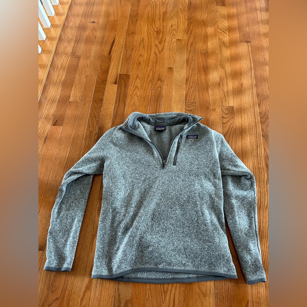 Heatherer Gray Patagonia Quarter Zip